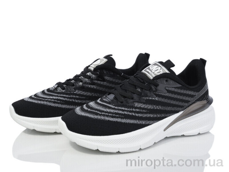 Кросівки 149-57 black р: 36-41, в упаковці: 8 пар, купити тільки гуртом - 974429