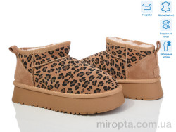 Уги M6119-16 camel-leopard р: 36-40, в упаковці: 8 пар, купити тільки гуртом