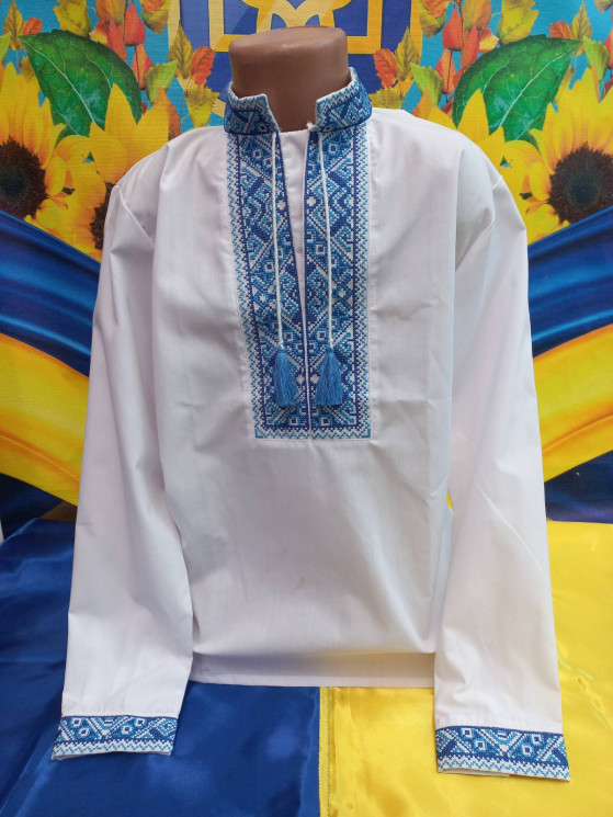Вишиванка дитяча (розміри: зріст 74-110) в упаковці 5 штук №305563 - Delux 909
