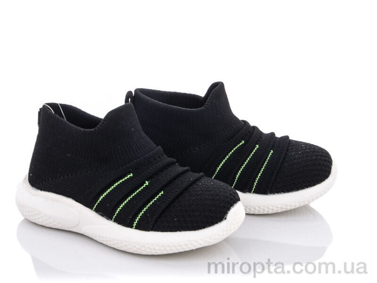 Кросівки AW962 black р: 22-26, в упаковці: 10 пар, купити тільки гуртом - 763331