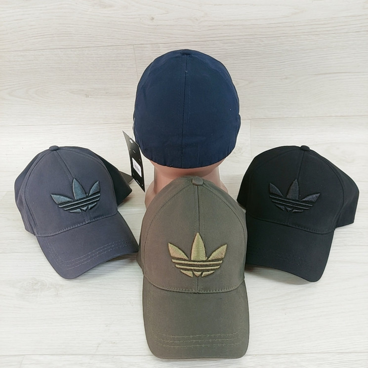 Кепка чоловіча на флісі "Adidas" (р: 56-61) мікс кольорів, в упаковці 5 шт. №377061 - Ventil SE 939