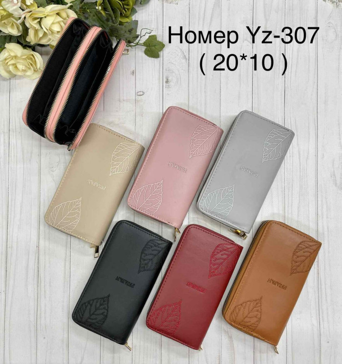 Гаманець жіночий "Yz-307" (р. 20*10см) мікс кольорів, в упаковці 6 шт. №358021 - Tessa272
