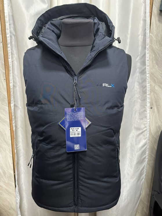 Жилетка чоловіча, плащівка/синтепон, м.310 (Розмір: M-3XL), 5 кольорів, в упаковці 5 штук №334580 - 