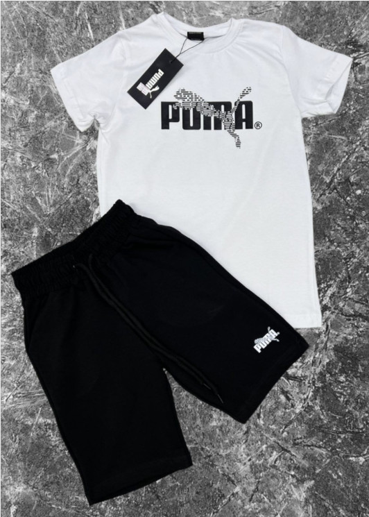 Костюм дитячий Puma кулір, пеньє м.280-3 (р. 13-17 років) 4 кольора в упаковці 5 штук №753933 - ChampionSE829