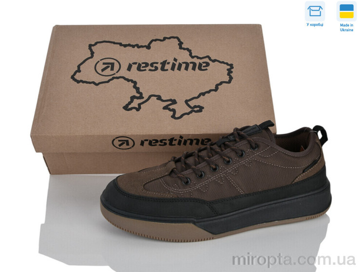 Кросівки AM026822 brown р: 41-45, в упаковці: 8 пар, купити тільки гуртом - 1207583