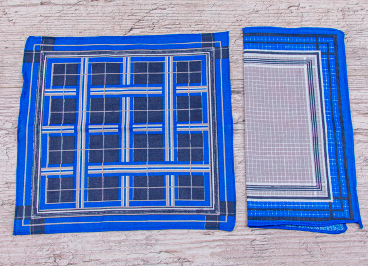 Носова хустка, котон "ES031" (р: 31*29) в упаковці 10 шт. №358906 - Shawls PO548 (vyh naMylku)