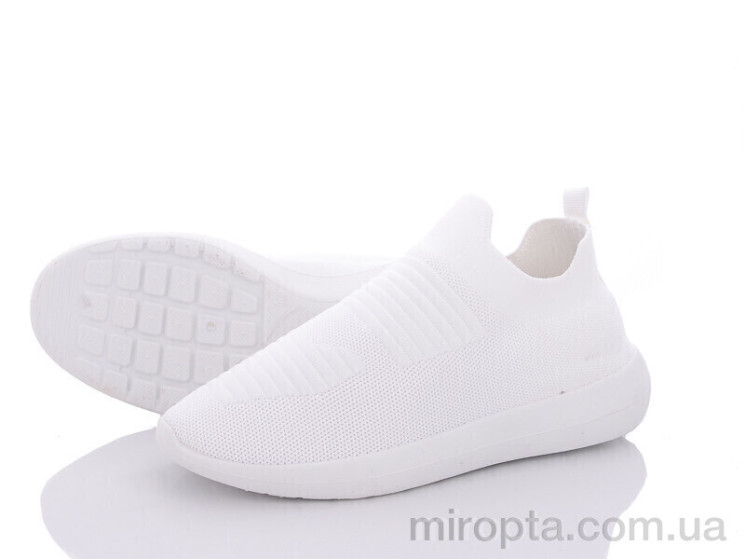 Кросівки 4-480 white р: 36-41, в упаковці: 8 пар, купити тільки гуртом - 140575