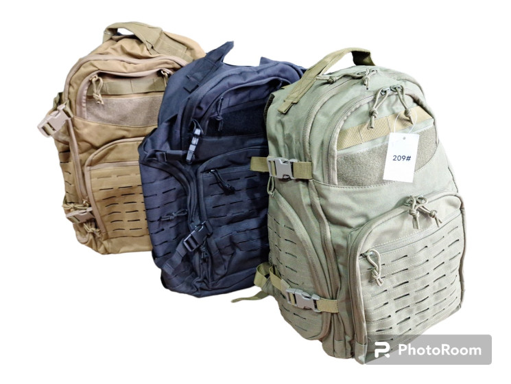 Рюкзак мілітарі "209" текстиль (р: 50*33*25см) 3 кольори №380642 - Bags BE3616