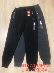 Штани спортивні чоловічі #6127-144 (р. L-3XL), в упаковці 12 шт. мікс кольорів №528721