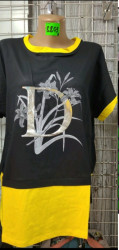 Футболка жіноча "8803" (р: XL-4XL) 6 кольорів, в упаковці 4 шт. №367544