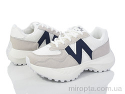 Кросівки HD45(136-32)-2 white-blue р: 36-41, в упаковці: 8 пар, купити тільки гуртом