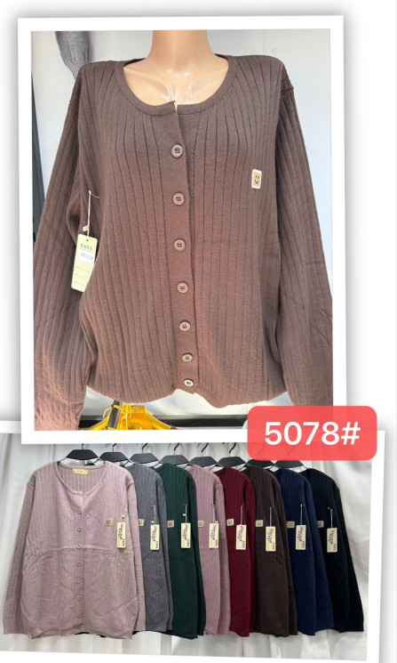 Светр жіночий кашемір м.5078 (р.54-58) мікс кольорів в упаковці 5 штук №760032 - Cute WE3128