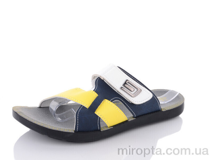 Шльопанці 14Ш yellow-blue р: 41-45, в упаковці: 12 пар, купити тільки гуртом - 822342