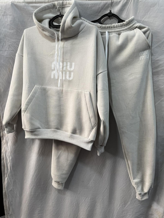Костюм  спортивний жіночий Miu Miu пеньє теплий (р.44-50)  в упаковці 4 штуки №758216 - Dakota