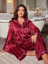 Піжама жіноча "70232" (р: 3XL,4XL,5XL,6XL,7XL) в упаковці 5 шт. №371972