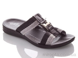 Шльопанці K26-H black-grey (24-30) р: 26-30, в упаковці: 6 пар, купити тільки гуртом