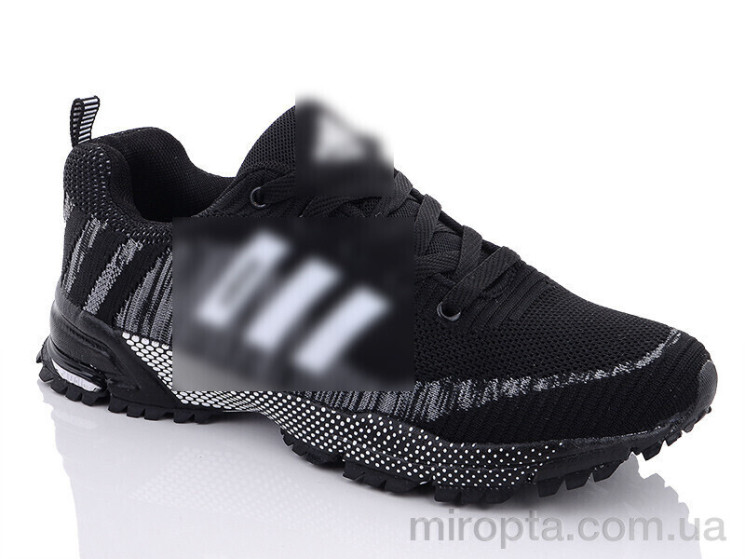 Кросівки 1856 black-white р: 41-45, в упаковці: 8 пар, купити тільки гуртом - 632375