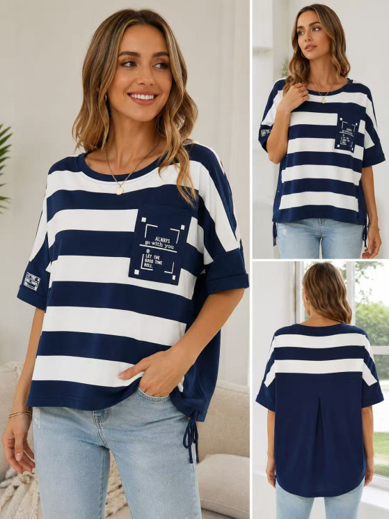 Футболка жіноча м.78889 (р:XL-5XL) в упаковці 5 штук №762856 - Moda SE661