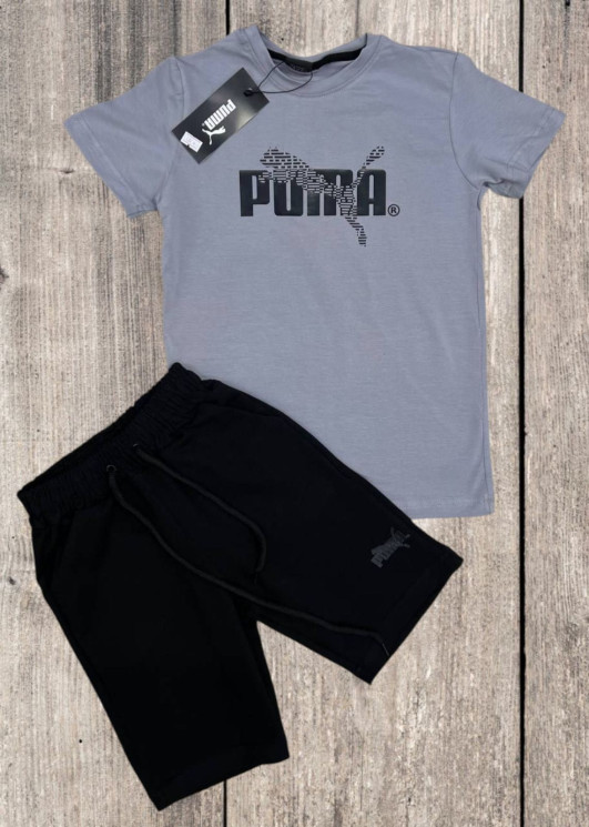 Костюм дитячий Puma кулір, пеньє м.280-2 (р. 9-13 років) 3 кольора в упаковці 5 штук №753934 - ChampionSE829