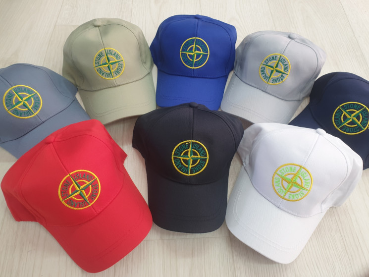 Бейсболка дитяча "Stone Island" котон (р: 52) мікс кольорів, в упаковці 5 шт. №382337 - Ventil SE 939