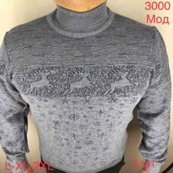 Светр Vip Stones р L-2XL Чоловіча 3000 d.grey