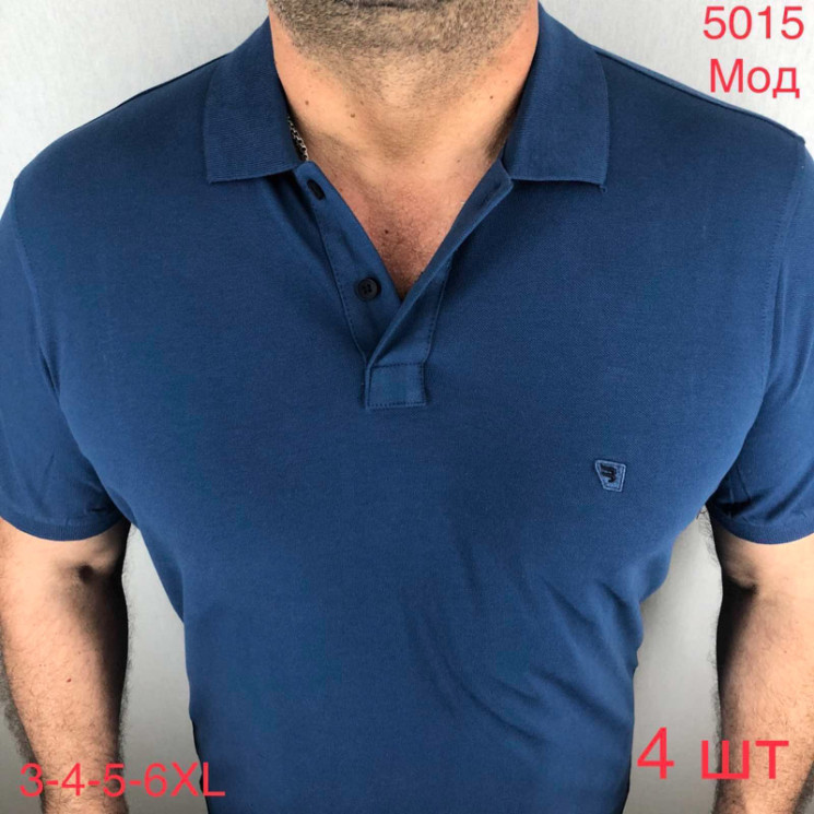 Футболка Commens р 3XL-6XL Чоловіча 5015 navy - Nadiyka BG/PO2161-2162
