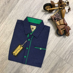 Сорочка No Brand р 6-12 Дитяча R244 navy