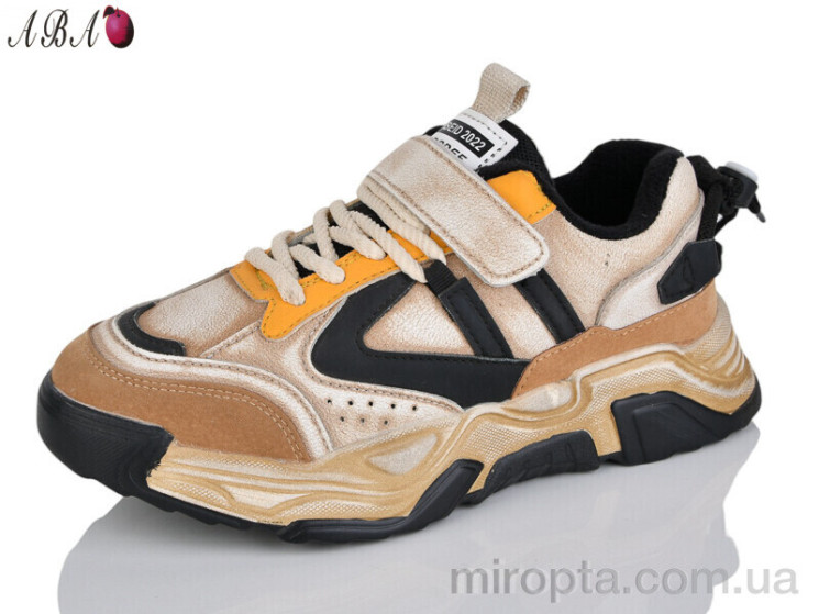 Кросівки 1685 brown р: 37-41, в упаковці: 10 пар, купити тільки гуртом - 1096862