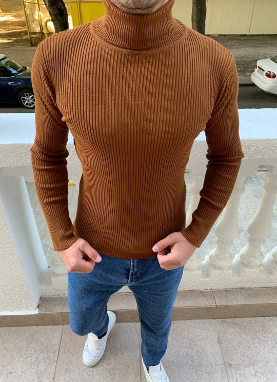 Гольф No Brand р M-2XL Чоловіча S3089 brown - NikNumbers SE1041-1042