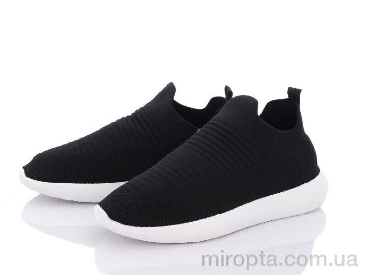 Кросівки 4-480 black р: 36-41, в упаковці: 8 пар, купити тільки гуртом - 140578