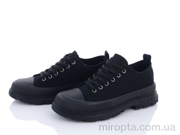 Кросівки 20-868 black р: 36-41, в упаковці: 8 пар, купити тільки гуртом - 591139