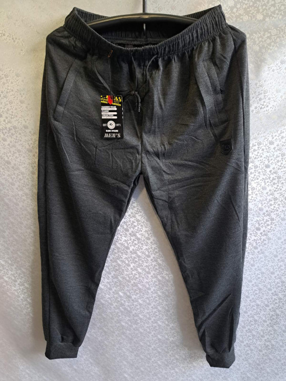 Спортивні штани чоловічі, трикотаж, м.2871 (Розмір: M-3XL ), 3 кольори, в упаковці 5 штук №346090 - 