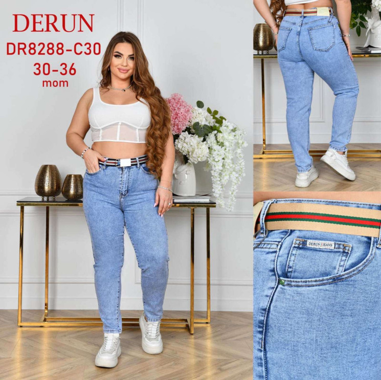 Джинси жіночі "DR8288-C30" (р: 30-36) в упаковці 6 шт. №382577 - Mixmoda SER1772