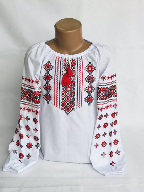 Вишиванка дитяча (розміри: зріст 122-146) в упаковці 5 штук №305565 - Delux 909