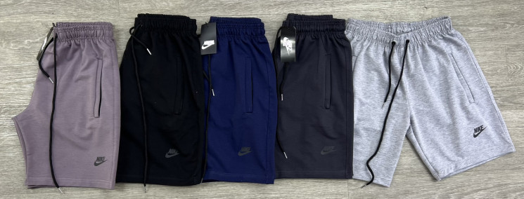 Шорти чоловічі Nike "235-4" (р: 50-58) 4 кольори, в упаковці 5 шт. №371098 - Spider