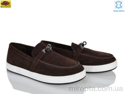 Туфлі H0325-25 brown р: 36-40, в упаковці: 6 пар, купити тільки гуртом