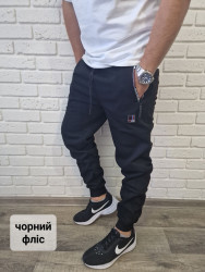 Штани чоловічі "А15" трикотаж/фліс (розмір: 48-56) 3 кольори в уп 5 шт №152688