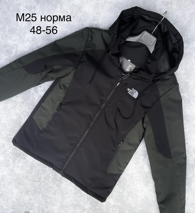Куртка чоловіча "М25" "The north face" плащівка, норма (р: 48-56) в упаковці 5 шт. №600895 - Mixmoda SER1772