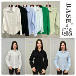 Сорочка жіноча "A6503" коттон (р: S,M,L,XL,XXL) 6 кольорів, в упаковці 5 шт. №366187