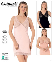 Нічна сорочка жіноча, віскоза, м.10448-В (Розмір: 3XL-5XL), в упаковці 3 штуки №326287