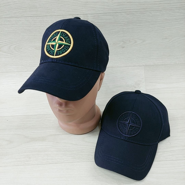 Кепка підліток "Stone Island" коттон (р: 53-55) мікс кольорів, в упаковці 5 шт. №366358 - Ventil SE 939