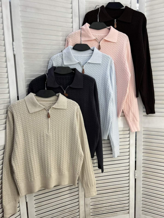 Кофта жіноча "87260" трикотажна в'язка (р: one size) 5 кольорів, в упаковці 4 шт. №389008 - Mercury SE927