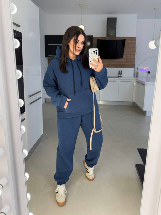 Костюм жіночий, фліс, м. 05315 GR (р: 54-58, 60-64) №714523 - GarnaGarna SIN1483 м. 05315 GR