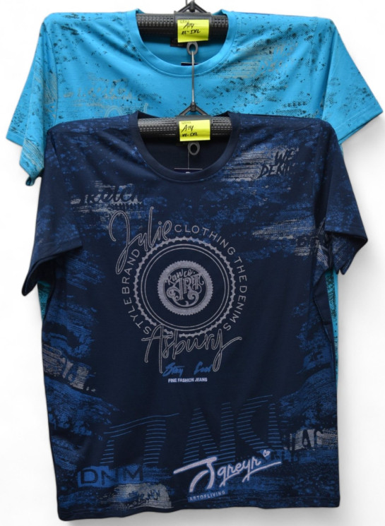 Футболка чоловіча, трикотаж (р. XL-5XL ), мікс кольорів, в упаковці 5 шт. №313148 - Vanda SE1013