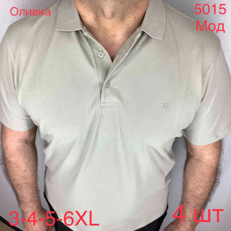 Футболка Commens р 3XL-6XL Чоловіча 5015 olive - Nadiyka BG/PO2161-2162