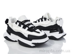 Кросівки 149-38 black-white р: 36-41, в упаковці: 8 пар, купити тільки гуртом