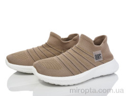 Кросівки 182-43 brown р: 36-40, в упаковці: 8 пар, купити тільки гуртом