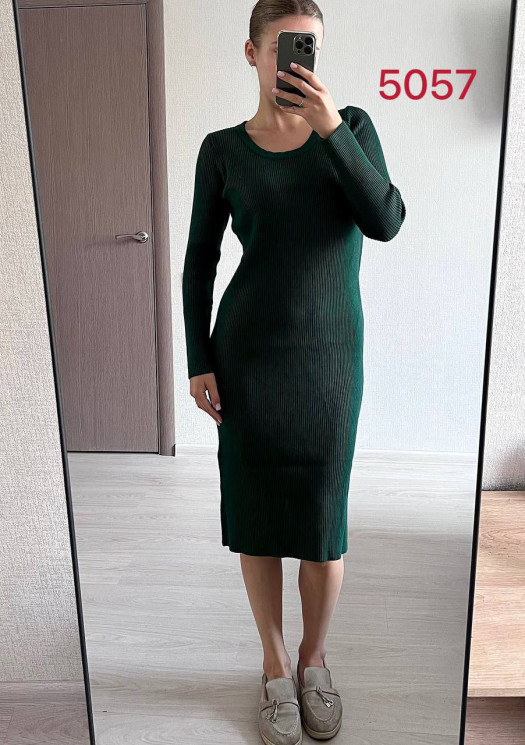 Сукня жіноча, трикотаж, м.5057 (р. 42-48 ), мікс кольорів, в упаковці 3 штуки №336081 - Korona UG 4477