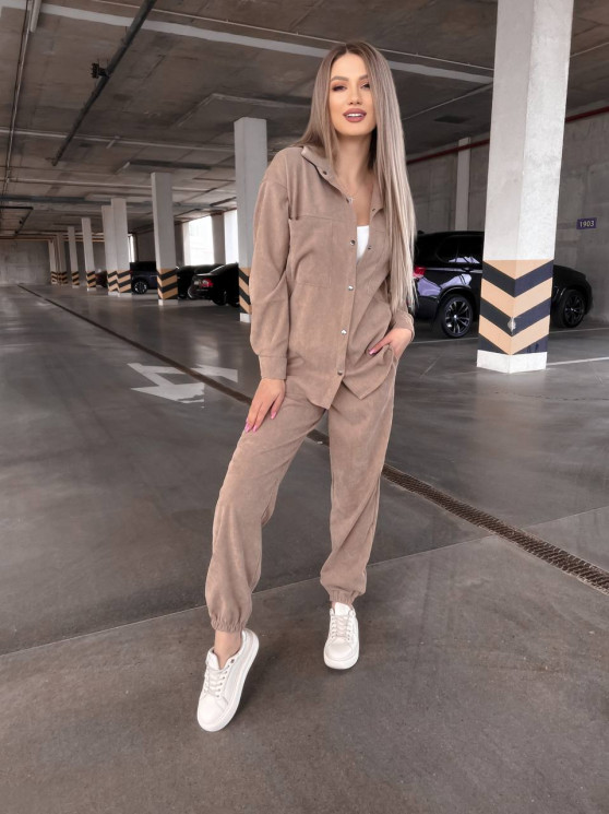 Костюм жіночий, мікро вельвет, м. 10504 (р: S-M, L-XL) №707295 - ValeriMagazinov APP5 м. 10504