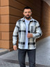 Сорочка чоловіча, байка двостороння, м. 1048 (р: M, L, XL, XXL) №714336 - Vitvelli RZ3646 м. 1048